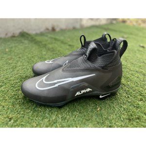 Nike Alpha Menace Elite 3 Black Men's Football Cleats Size 8.5 CT6648-010